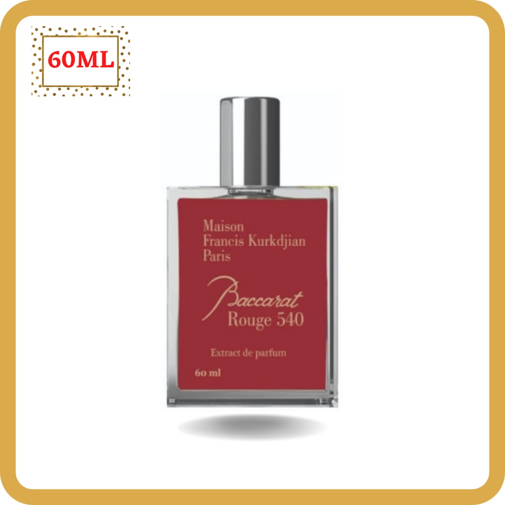 COD - Parfum Baccarat Rouge 540 60ml Unisex Parfume Baccarat Eau De Parfume / Parfum Bacarat Rouge
