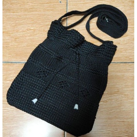 Tas Selempang Rajut Serut/Tas Selempang Wanita/Tas Selempang Rajut Wanita/Tas Selempang Rajut Murah