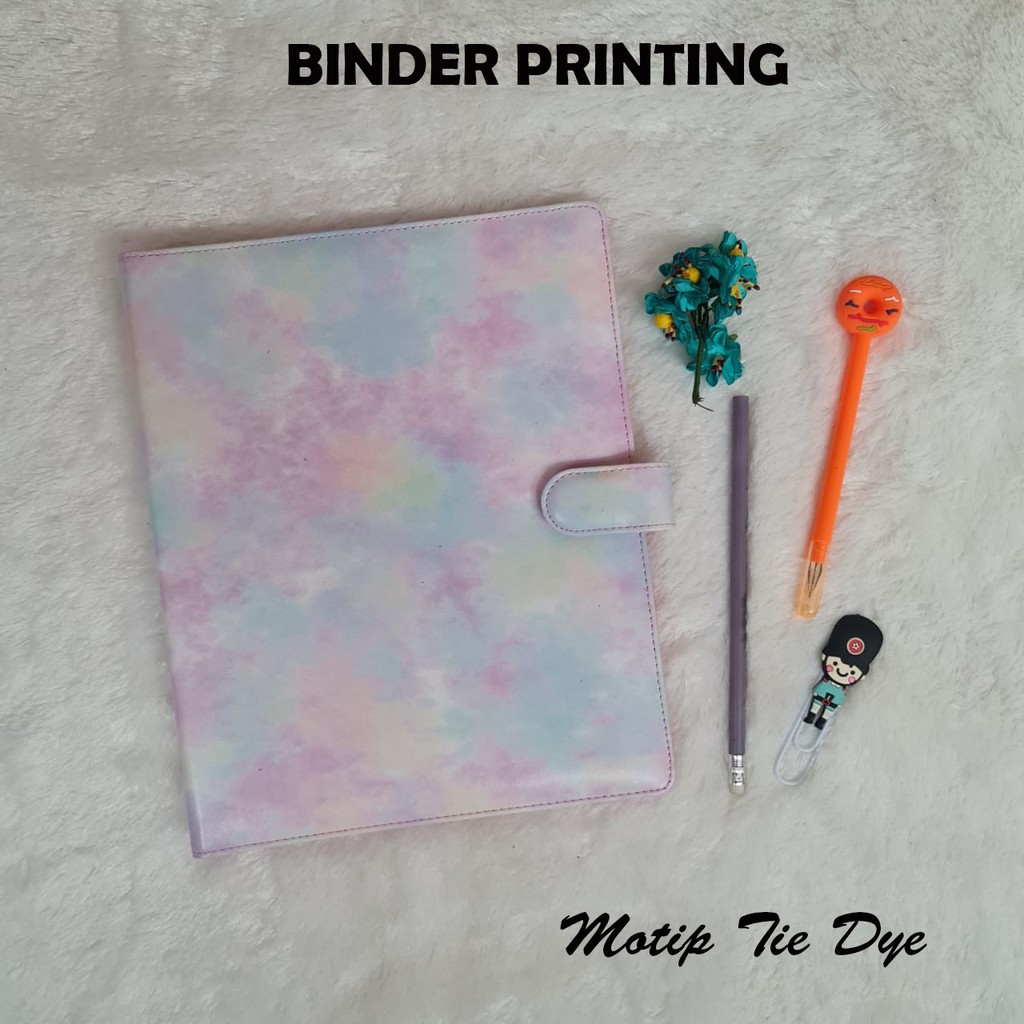 

BINDER PRINTING MOTIP TIE DYE, A5 & B5