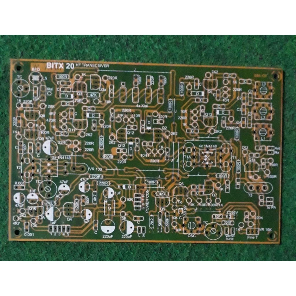 pcb kit bitx20 radio hf