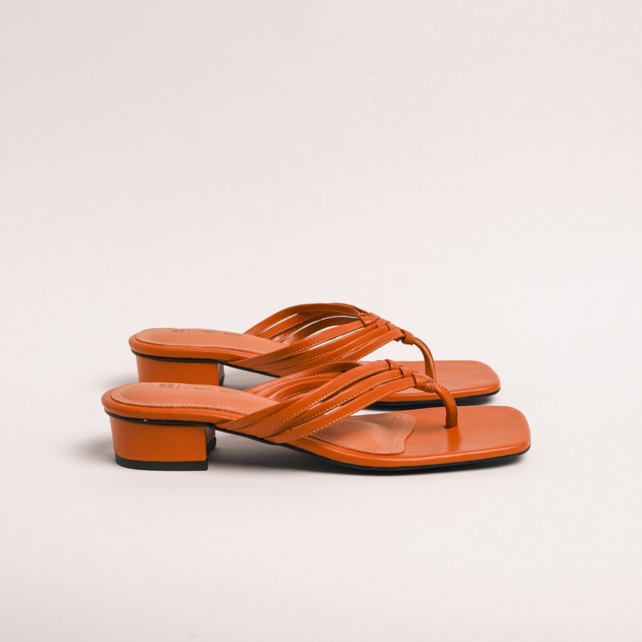 Zavatu-Ori Sepatu Sandal Heels Wanita  Hak Tahu Tan Premium Ukuran 41-45 Trendy Terbaru