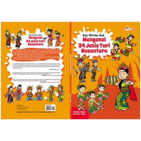 Buku Aktivitas Anak: Mengenal 34 Jenis Tari Nusantara