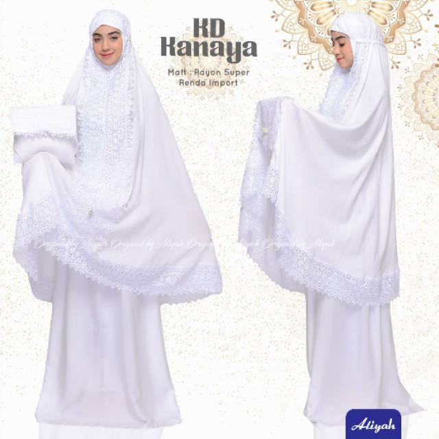 Mukena Renda Putih Mukena Kanaya Renda Mukena Aliyah Mukena KD