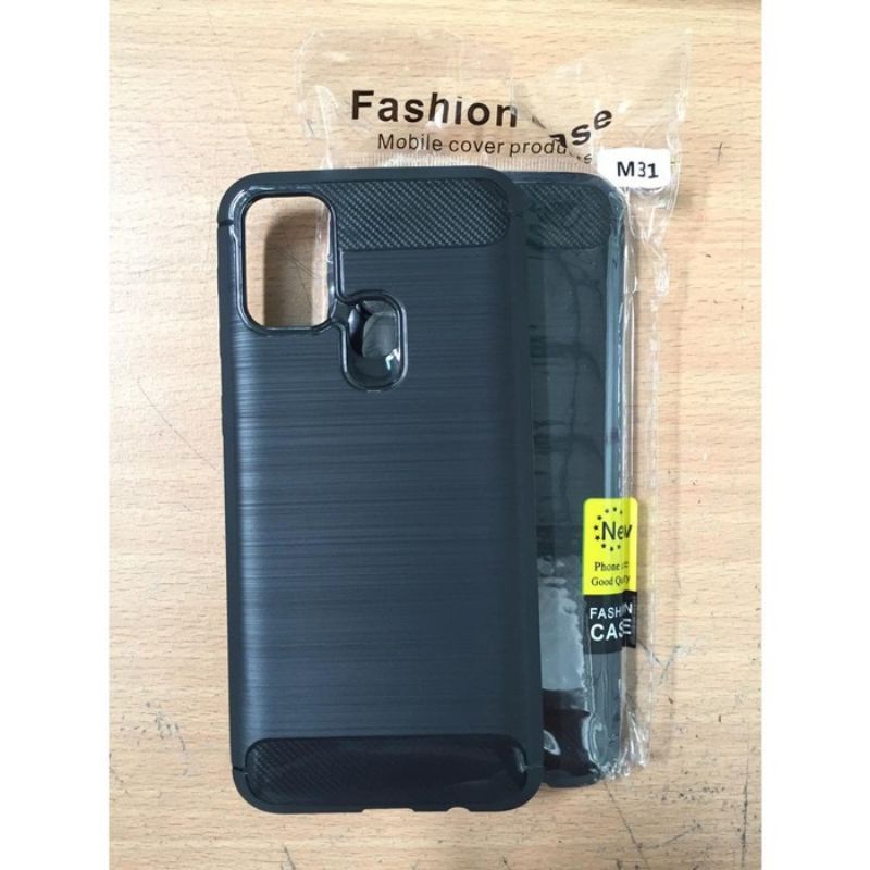 Softcase Slim Fit Carbon samsung M31 - UA