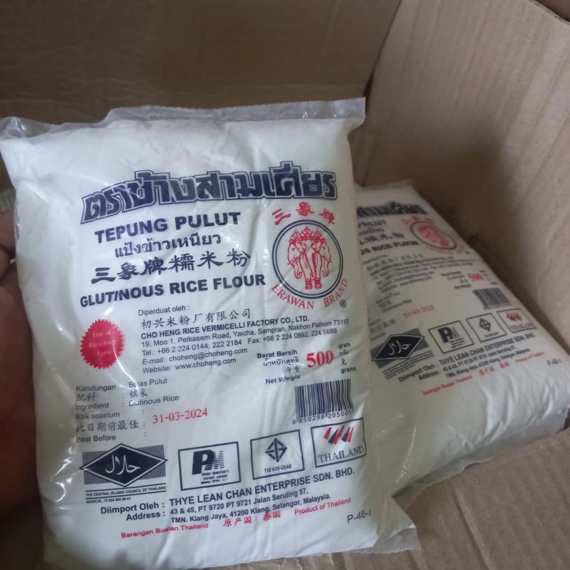 

TEPUNG KETAN PULUT ERAWAN THAILAND 500gr
