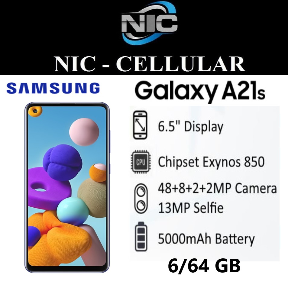SAMSUNG GALAXY A21S RAM 6/64 GB GARANSI RESMI SEIN