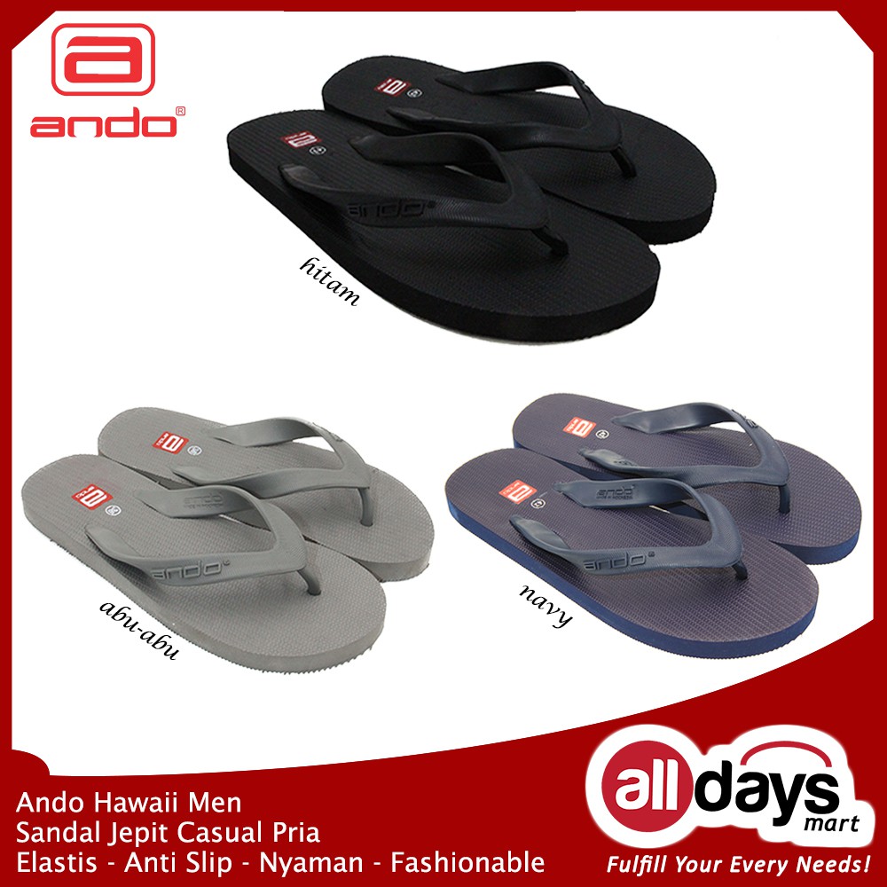 Ando Sandal Jepit Pria Hawaii Man Size 38-44