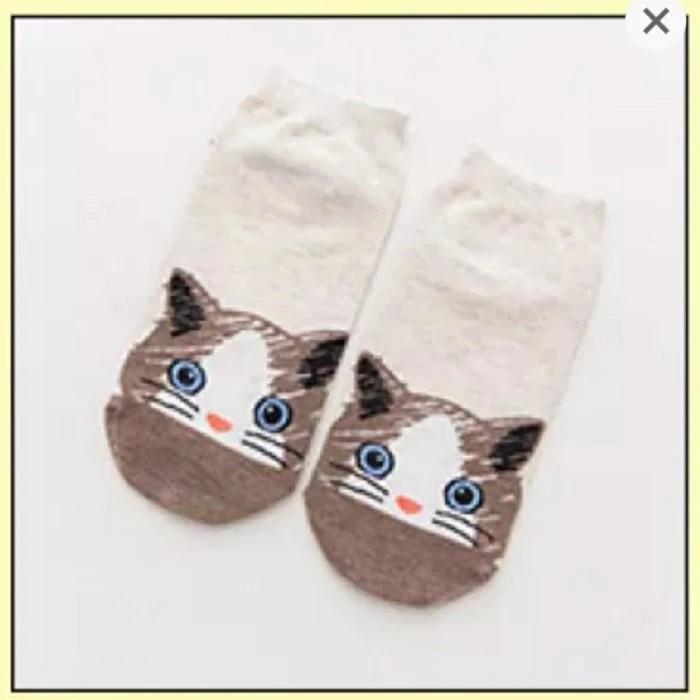 Kaos kaki anak / remaja perempuan wanita lucu motif kartun hewan