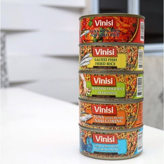 

QH Paket 5 Kaleng Vinisi Bumbu Nasi Goreng 5 Varian