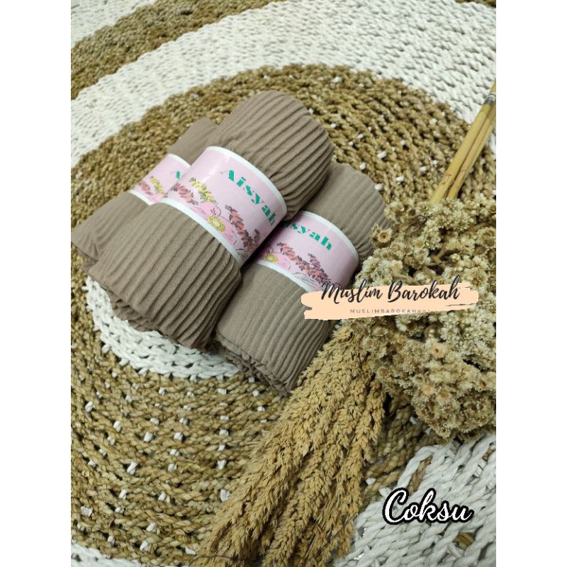 PASHMINA PLISKIT PLISKET PLEATED CERUTY BABYDOLL PREMIUM/ PASHMINA PLISKET LIDI CABANG/PLEATED SHAWL-Coksu