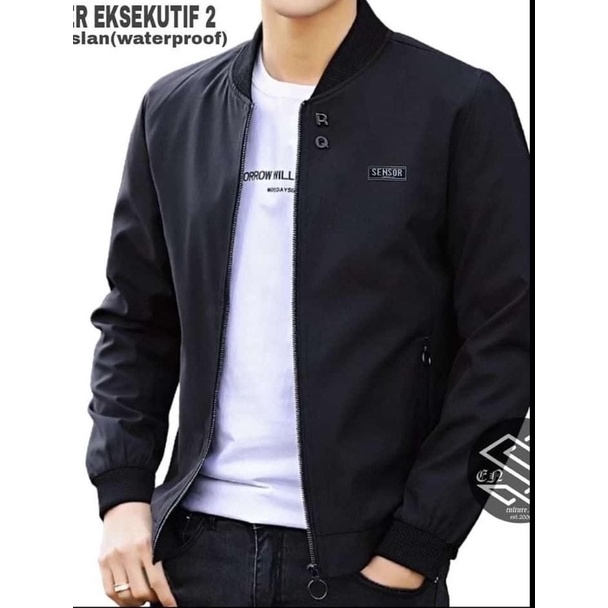 JAKET BOMBER TASLAN PRIA KEREN / JAKERT BOMBER EXSEKUTIP / JAKET BOMBER TERBARU 2021