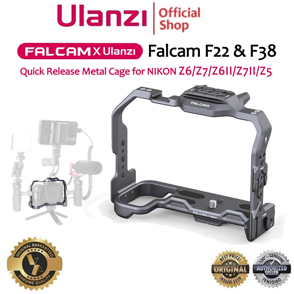 Jual Ulanzi Falcam F22 & F38 Quick Release Camera Cage Rig for NIKON Z6 ...