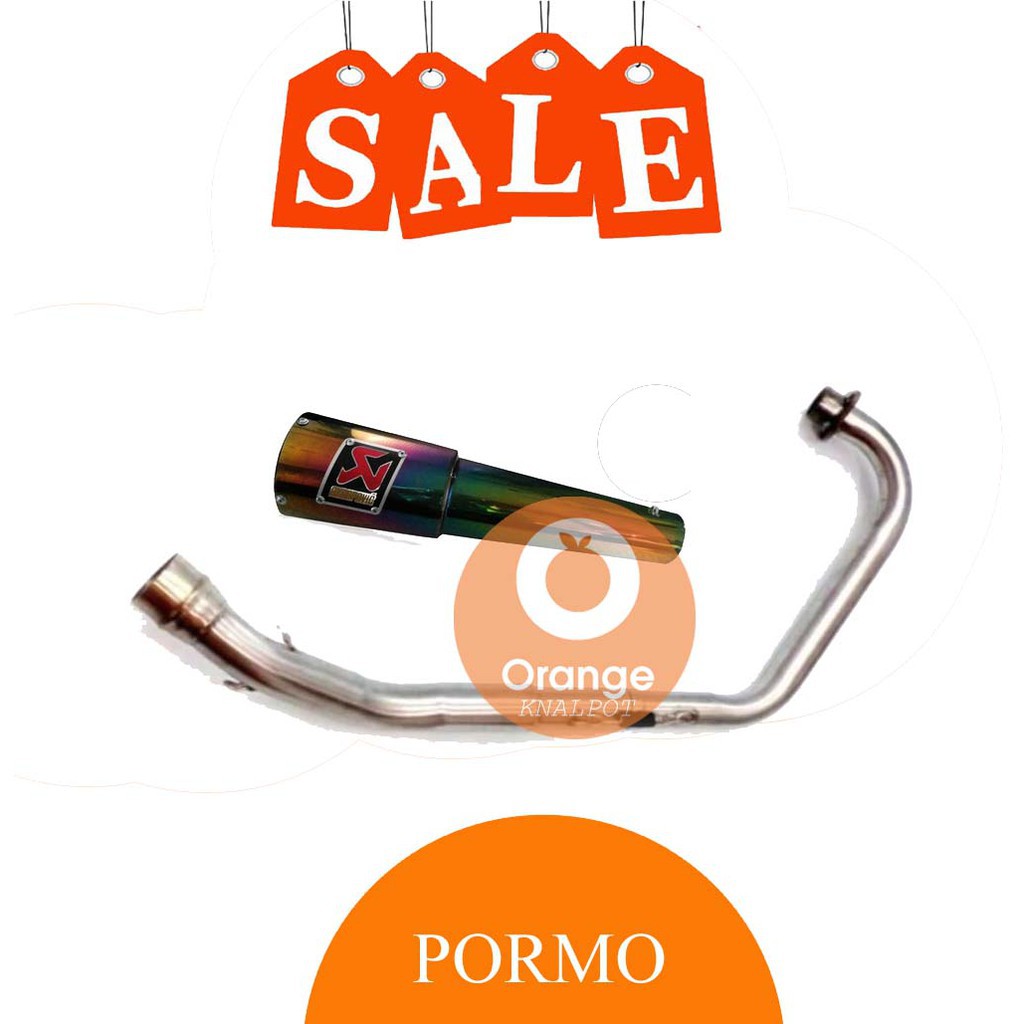 Knalpot Racing Akrapovic Gp Rainbow Silincer