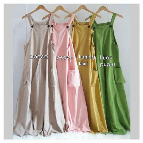 Promo overall  dress Overall  busana muslim wanita  baju muslim wanita  fashion wanita Diskon40%