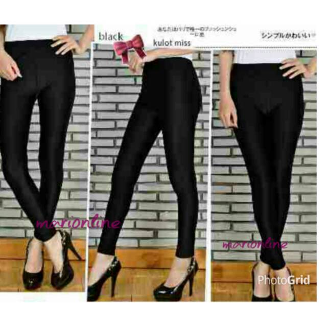  Legging  hitam lycra licin  Shopee Indonesia