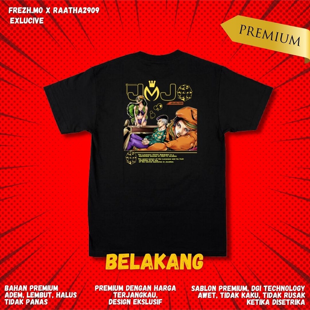 Kaos Jojo Bizarre Adventure - Premium Quality 100%