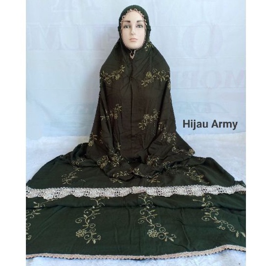 Mukena Terusan / Lajur Bordir Gracella