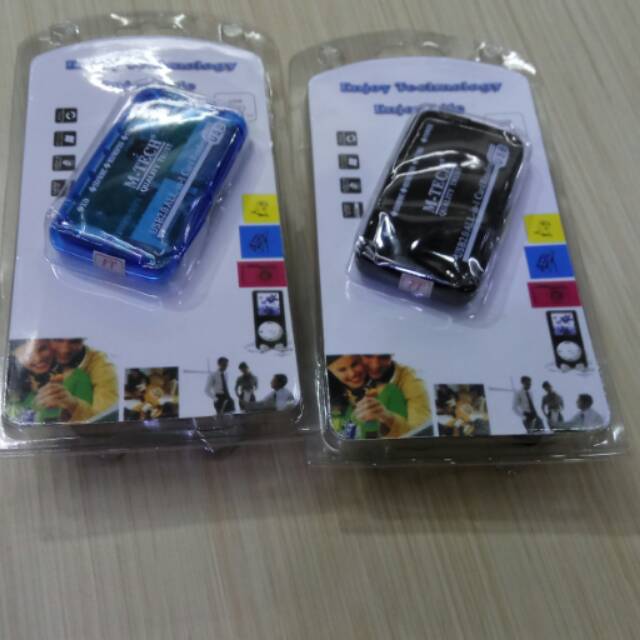 Card reader 6 slot transparan with kabel data usb 2.0