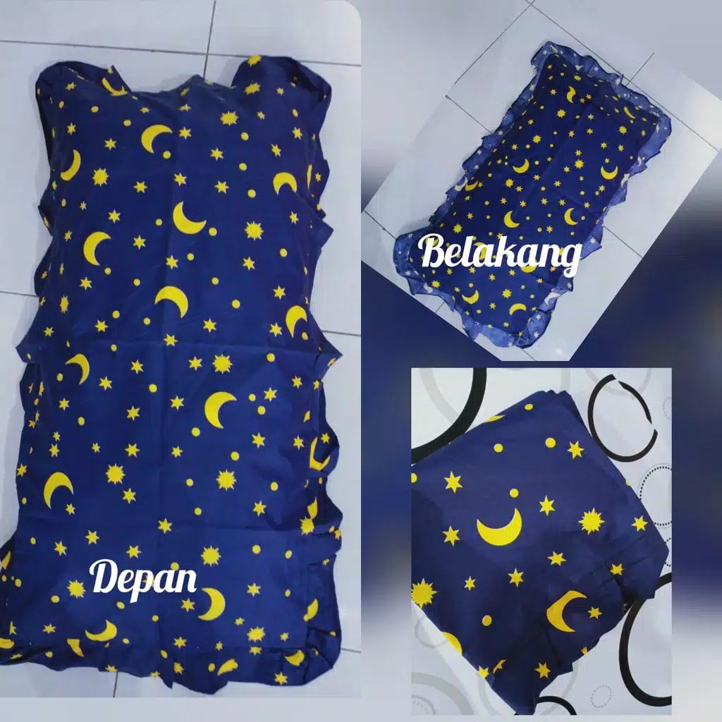 Sarung Bantal Cinta bahan halus ukuran 45x95cm