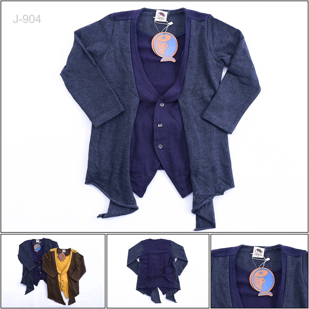 Jaket Anak Cowok Fun Fish 12-15[J904]