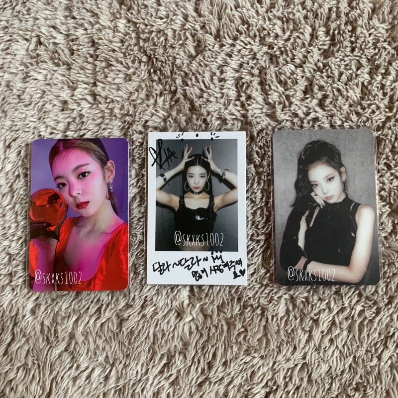ITZY Lia Icy Polaroid Photocard (PAIR)
