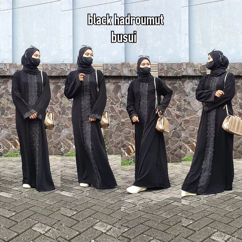 New Exclusive Abaya Gamis Htm Saudi Fashion Muslim Arab Syari Zephy Turky Umroh Dubay Hadramaut Busu