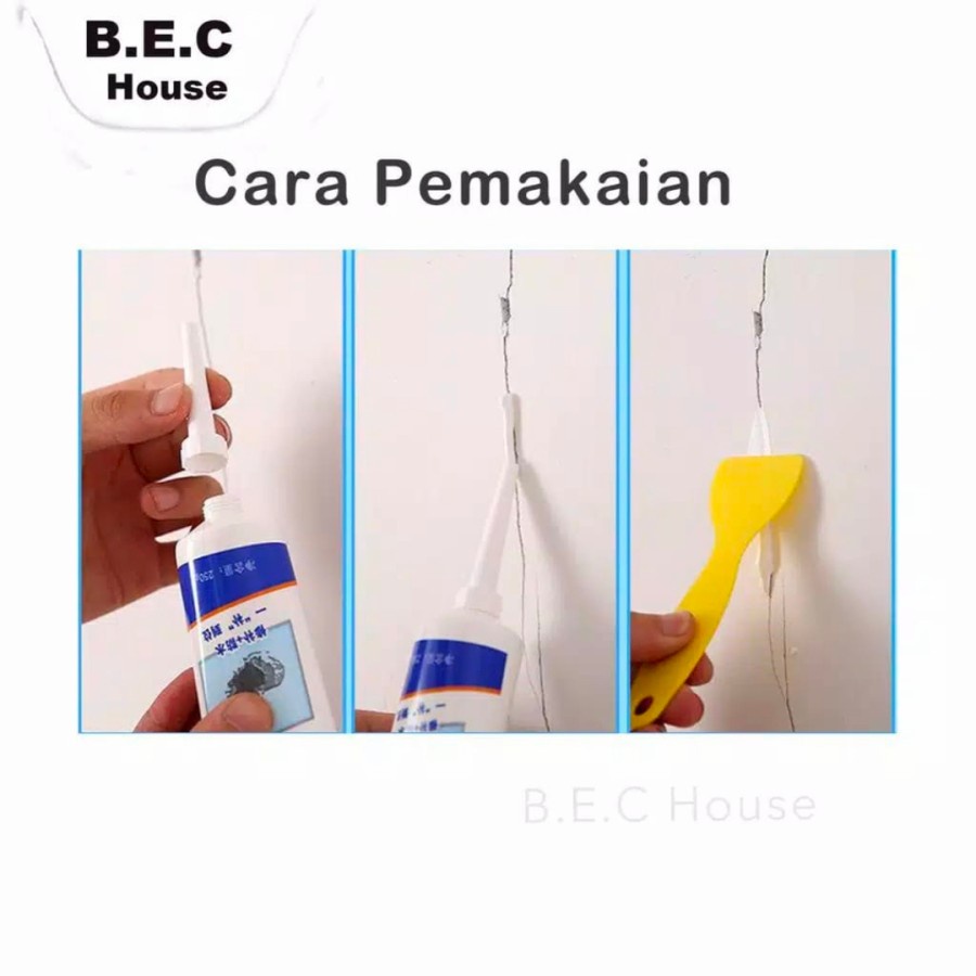 white wall repair cream - dempul ajaib tanpa tukang 2PCS