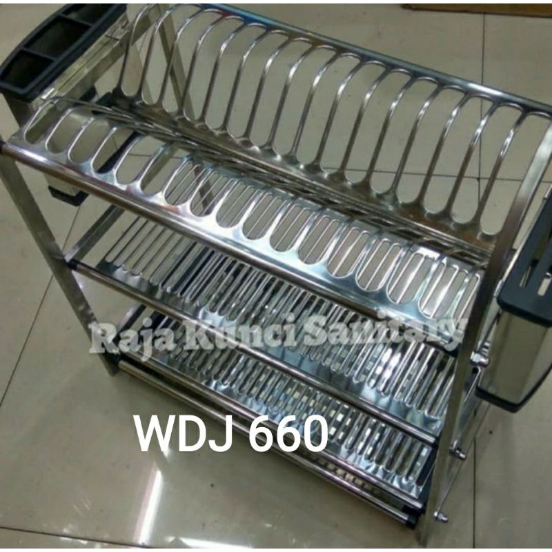 Rak Piring Knockers WDJ 650/660/670/680 Stainless SUS 304/Rak Piring Kombinasi Stainless Steel