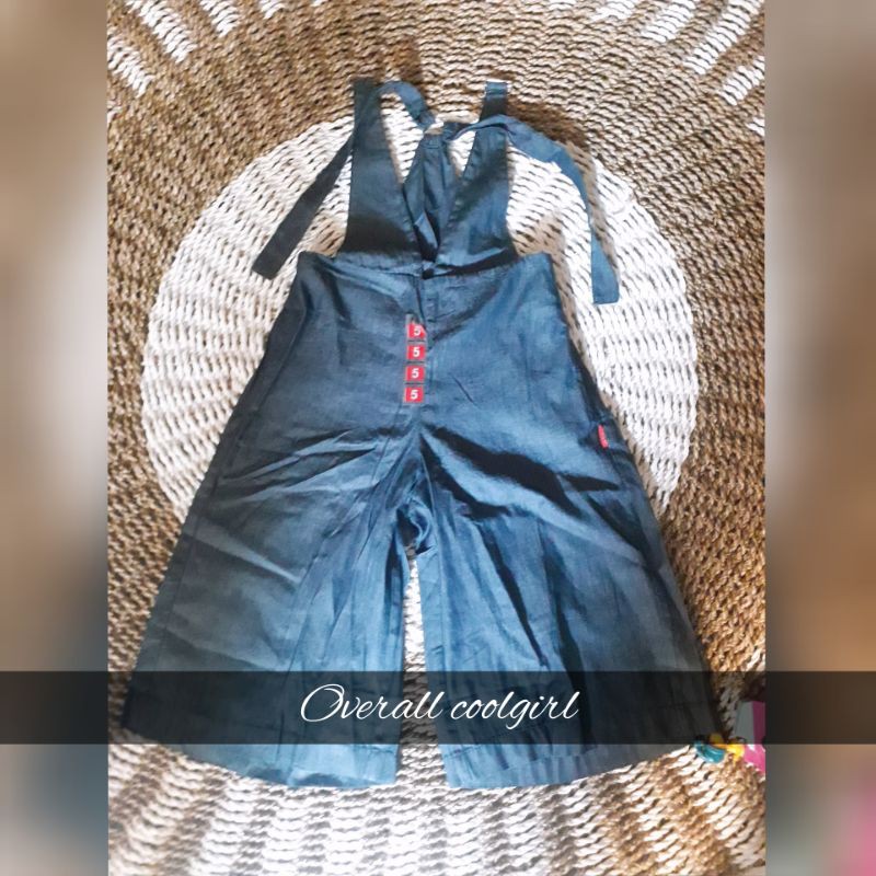 (4-6y)OVERALL ANAK BRAND COOL GIRL / ORIGINAL COOGIRL / DENIM OVERALL / OVERALL KULOT