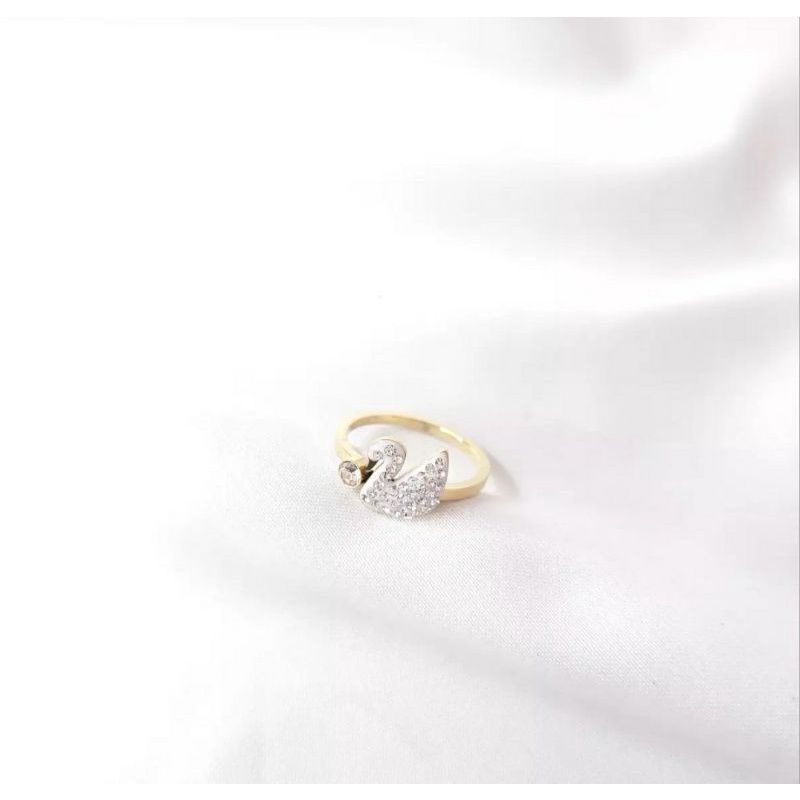 Cincin angsa titanium import fashion wanita