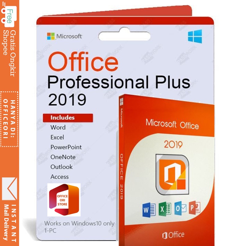 promo office Professional Plus 2021 / 2019 / 2016 ori for Windows lifetime