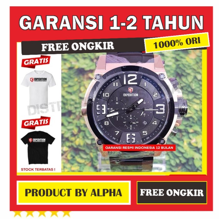 JAM TANGAN ORIGINAL EXPEDITION E6605M GARANSI RESMI ORI PRIA COWOK COWO LAKI LAKI2