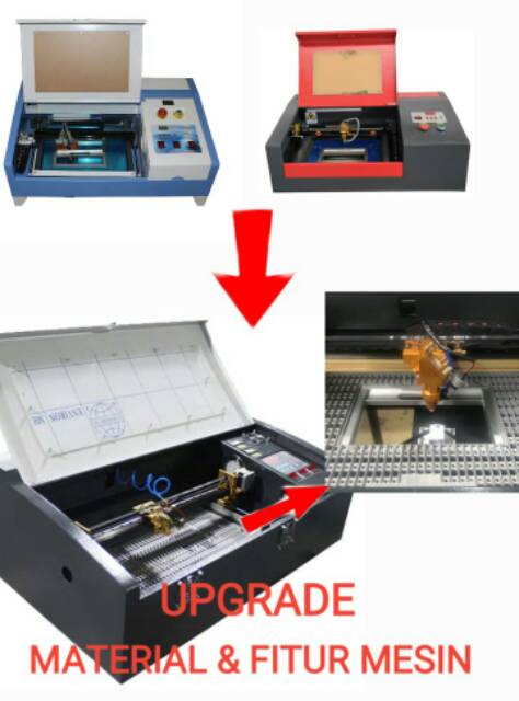 Mesin laser co2  2030 mesin laser potong dan engraving upgrade promo