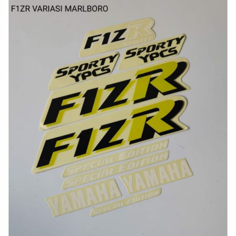 STRIPING FIZ R MARLBORO KUNING SET, stiker fiz r marlboro kuning satu set terbaik