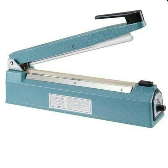 mesin las plastik 30cm body besi impulse sealer press plastik snack