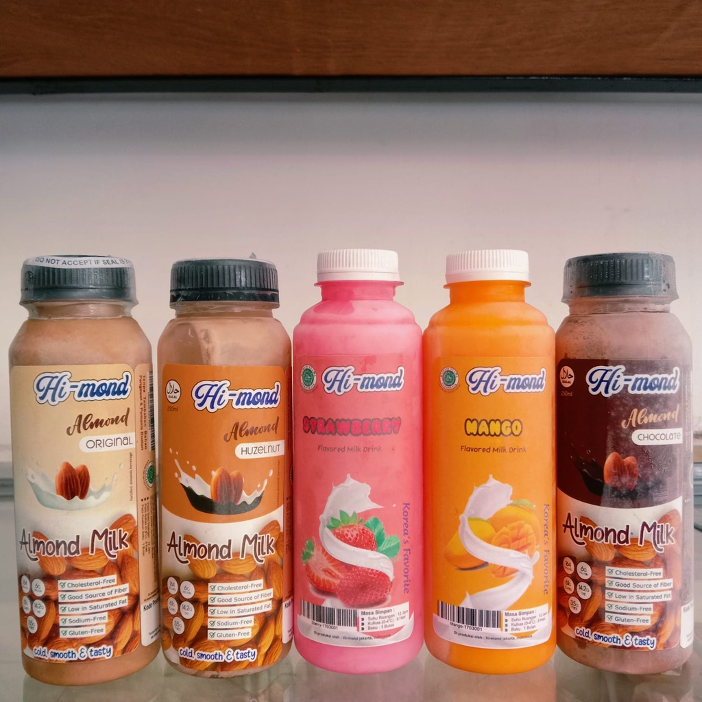 

MINUMAN ENAK SUSU ALMOND 250 ML / MINUMAN SEGAR / FROZEN FOODS