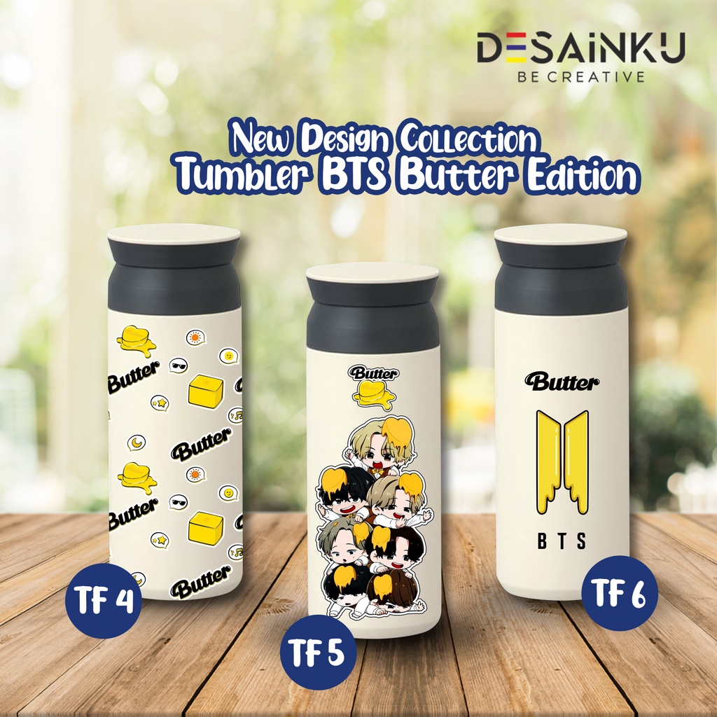 TUMBLER BTS BUTTER / HAMPERS CUSTOM / TUMBLER CUSTOM