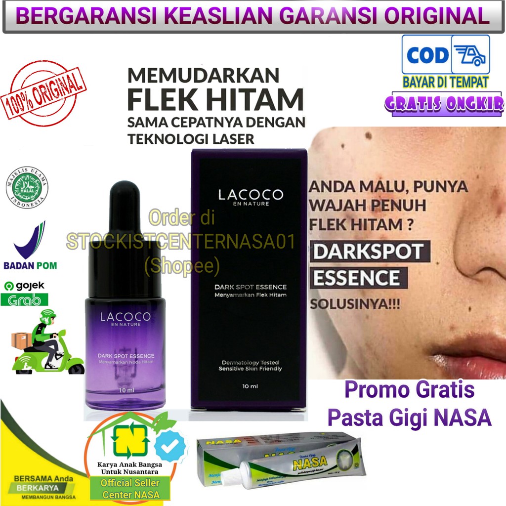 (COD) LACOCO DARKSPOT ESSENCE  Penghilang Flek Hitam Terbaik Ampuh ORIGINAL NASA