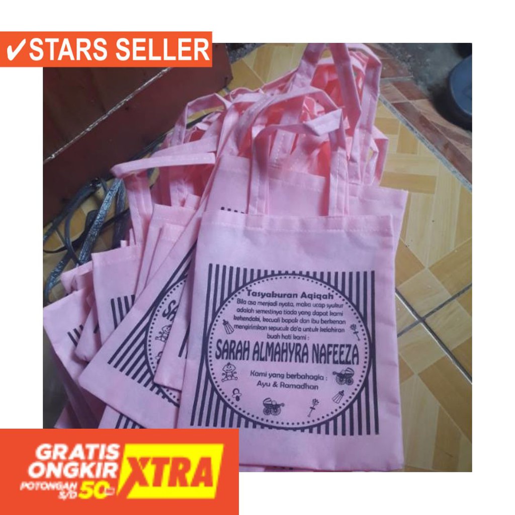 

✨ SOUVENIR MURAH / Size 20x25cm TAS AQIQAH/TAS ULTAH/TAS WEDDING/SOUVENIR/TAS UNDANGAN/SOUVENIR