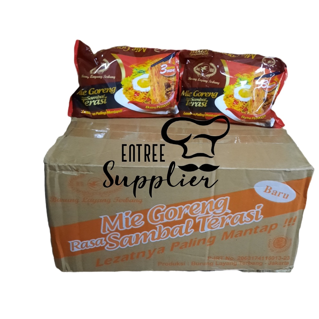 

MIE GORENG SAMBAL TERASI 1 DUS ISI 20