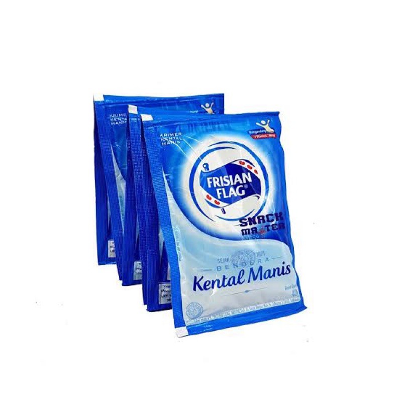 susu kental manis frisian flag sachet 6 x 42g / susu kental manis bendera 6 sachet / SKM Sachet