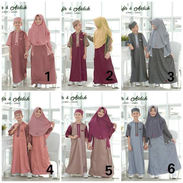 Gamis Aidah kids ANV