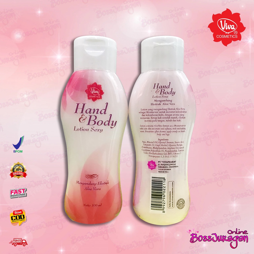 (BOSS) VIVA Hand &amp; Body Lotion Sexy 100ML