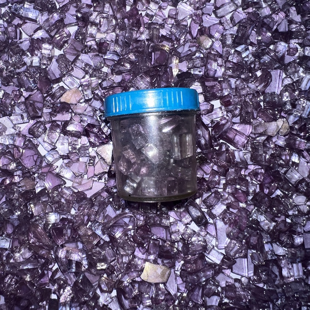 Crystal Stone AMETHYST PURPLE Batu Kristal 20cc glass shards nuggets fairy chips mica flakes geode Crystal Chips Hiasan Resin quartz brazil healing crushed Dekorasi Manik Pernak Pernik Hias Prakarya Seni Kesenian Art Kerajinan Grosir Prakarya Malang