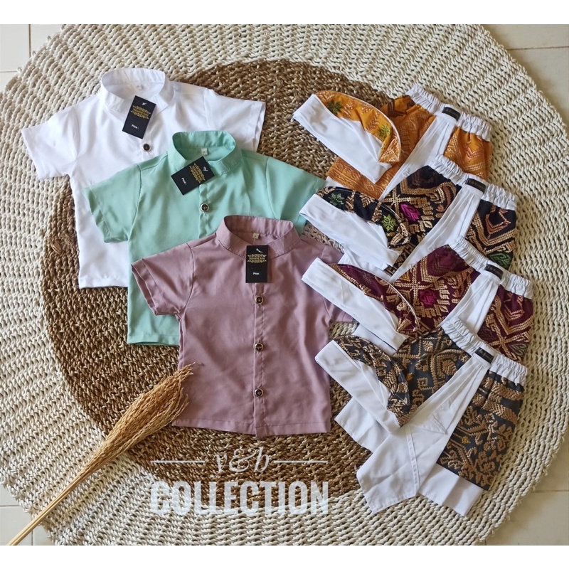 Setelan pakaian adat anak lanang bali , baju adat anak laki laki , setelan baju adat anak cowo