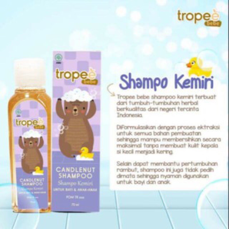 Tropee Bebe Candlenut Shampoo 100ml