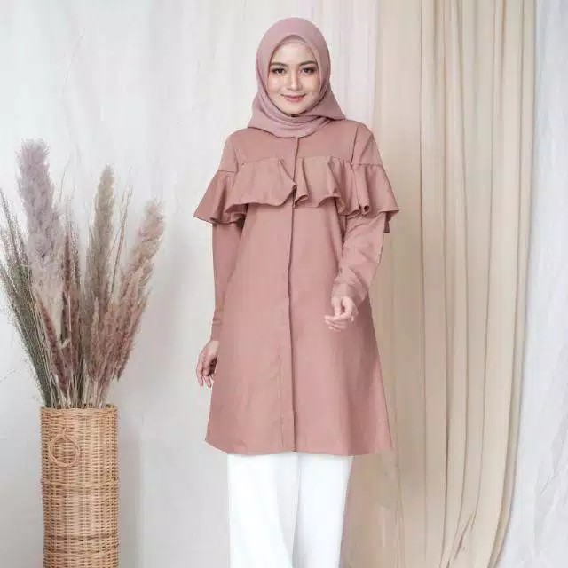 DISKON - SARAH BLOUSE - FLOTTILICIOUS / ATASAN MURAH / BLOUSE MURAH / GROSIR BAJU ONLINE