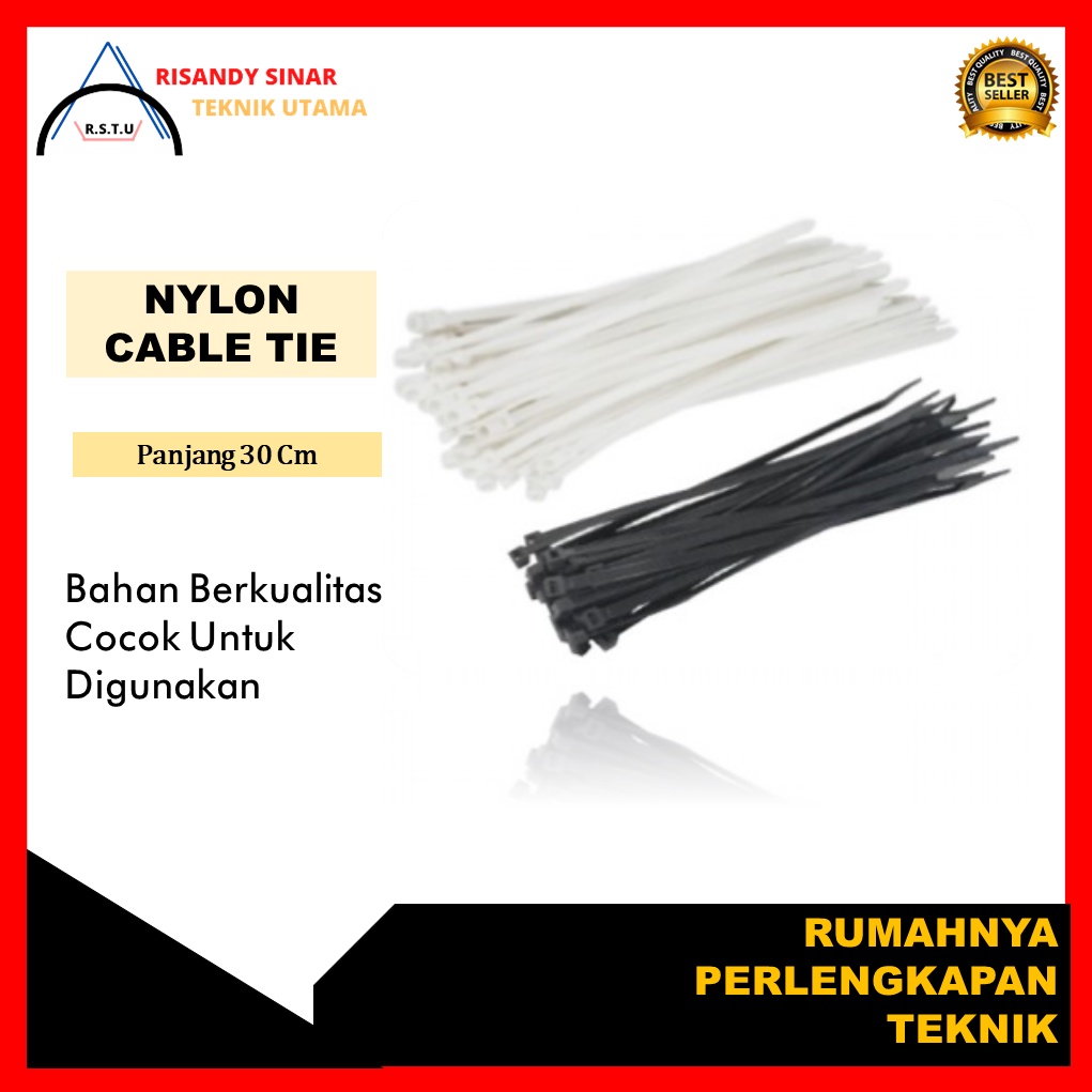

nylon cable tie | kabel ties | tali ikat | tali tis | tali pengikta | tali tis panjang 30 cm
