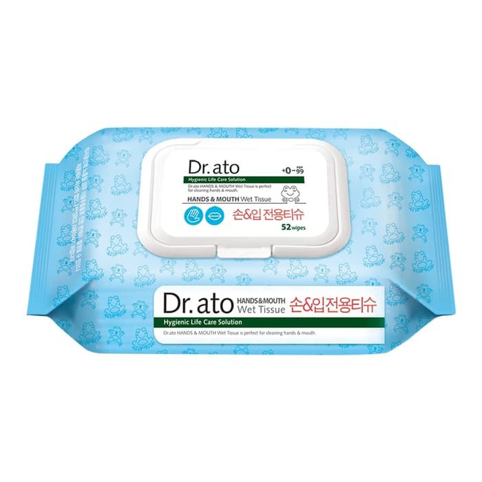 DISKON PROMO Dr.ato Hands and Mouth Wet Tissue 52P