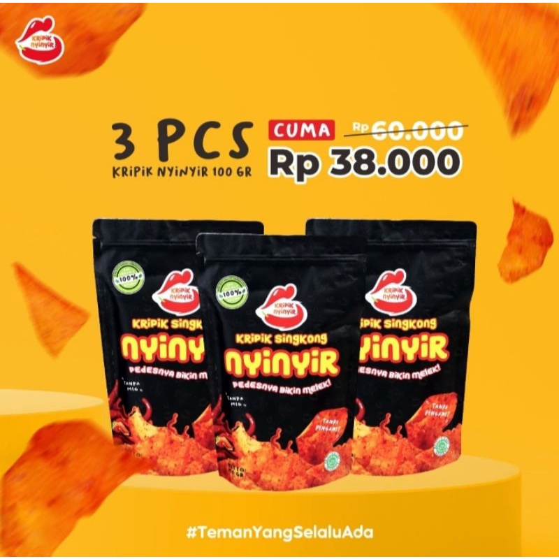 

Paket Kripik Nyinyir 3